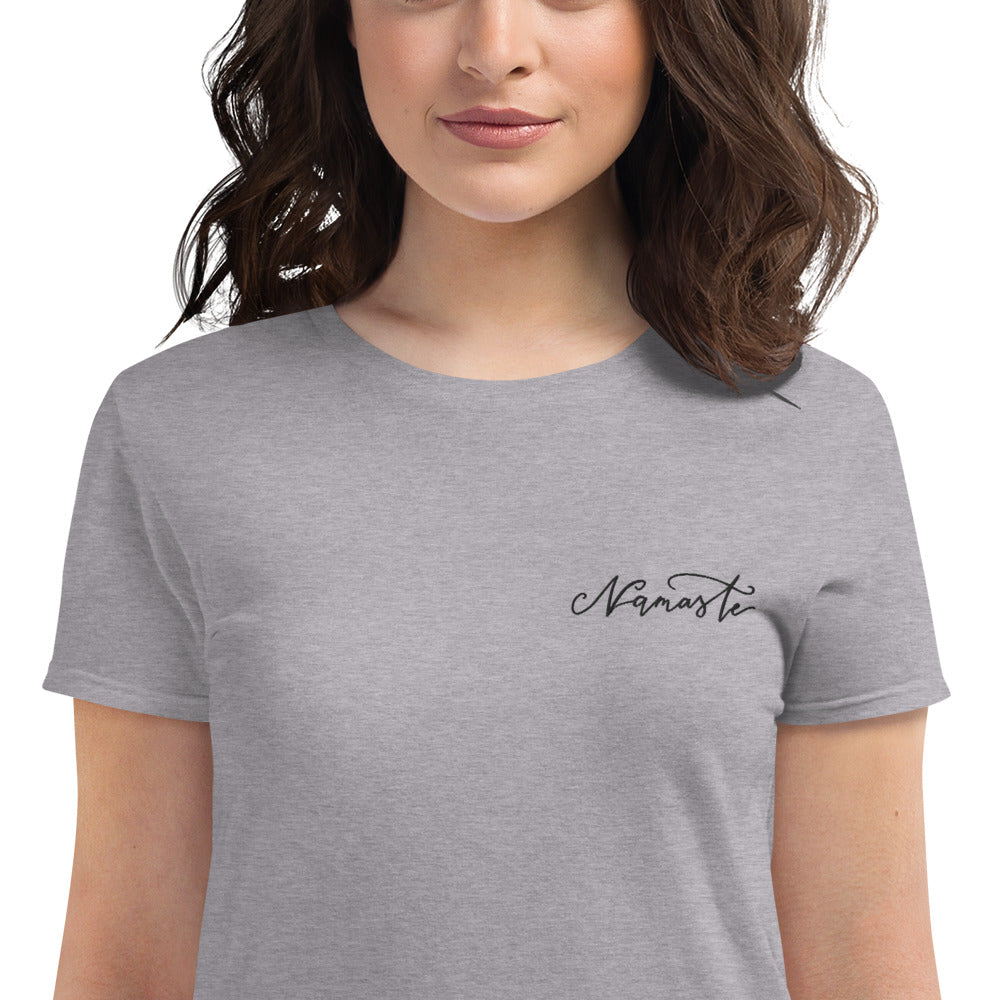 Women's short sleeve t-shirt "Namaste"