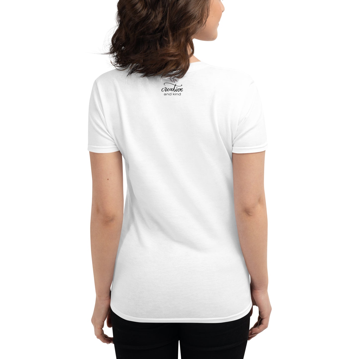 Women's short sleeve t-shirt "Namaste"