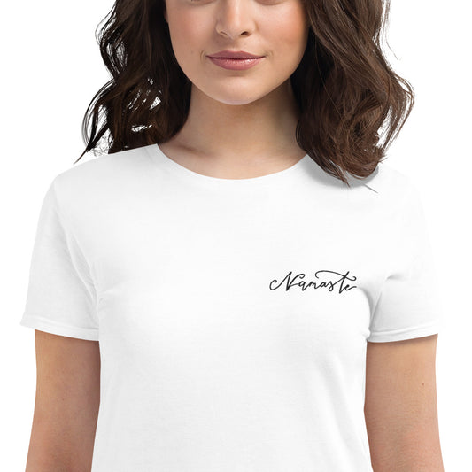 Women's short sleeve t-shirt "Namaste"