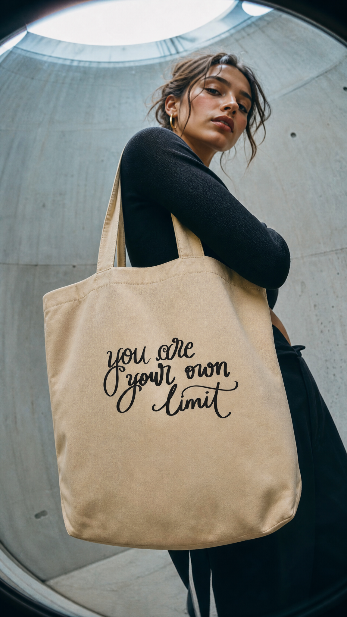 Cotton tote bag "your own limit"