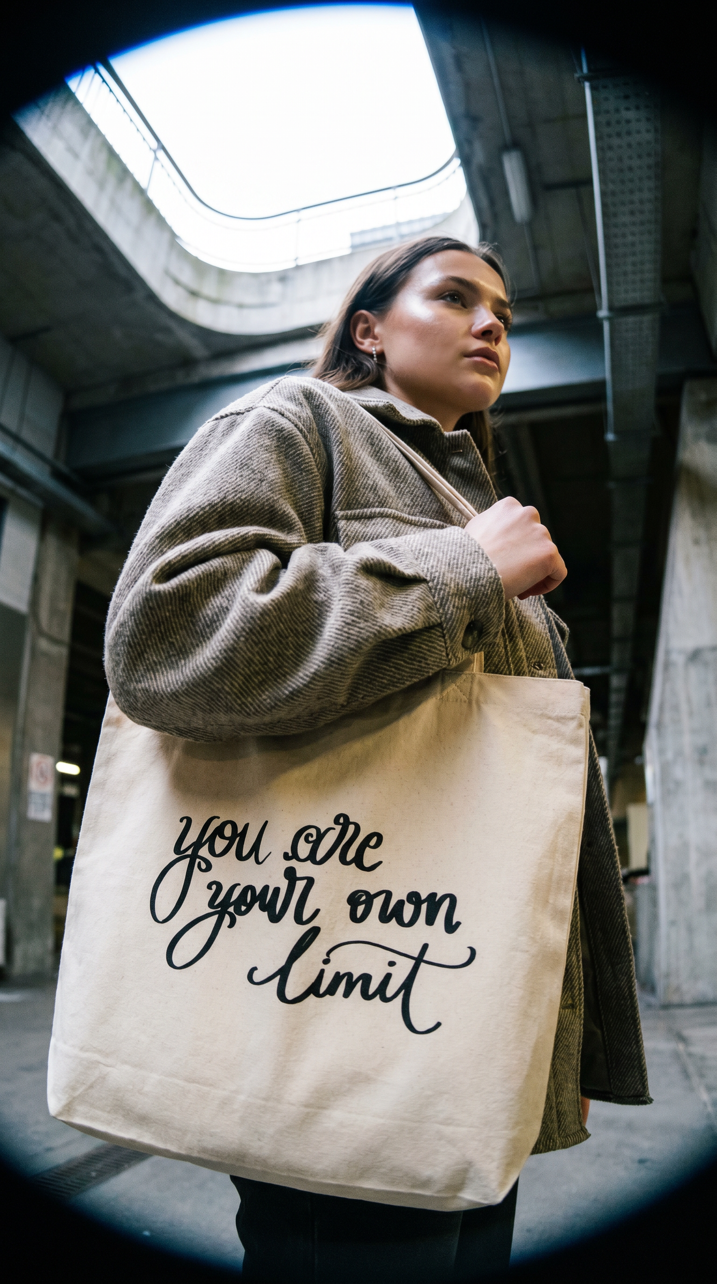 Cotton tote bag "your own limit"